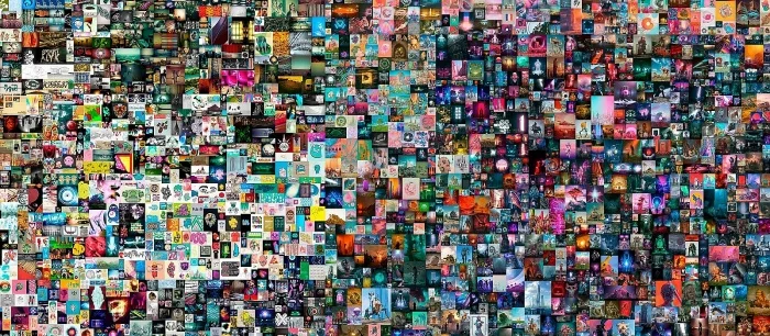 Эту JPG-картинку продали на аукционе за 69 миллионов долларов. Вы можете посмотреть на нее бесплатно