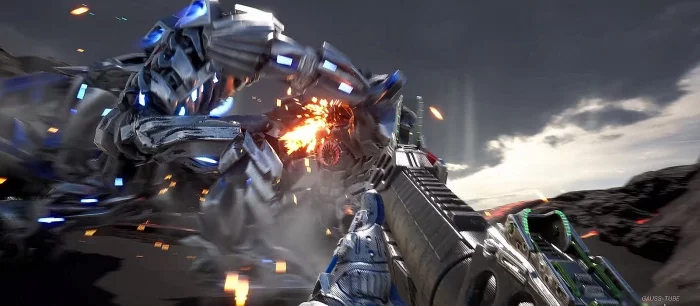 Похоже на Crysis. Опубликован ураганный трейлер шутера ExoMecha со стрельбой, машинами и вертолётами