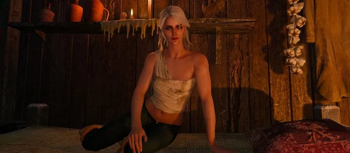 Русская красавица показала знойный косплей Цири из The Witcher 3 — с веником и в бане