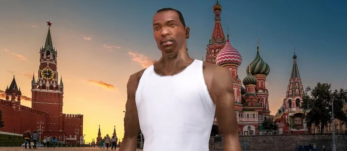 Си-Джей из GTA San Andreas попал в заснеженную Москву — это фанатские ролики российского режиссера