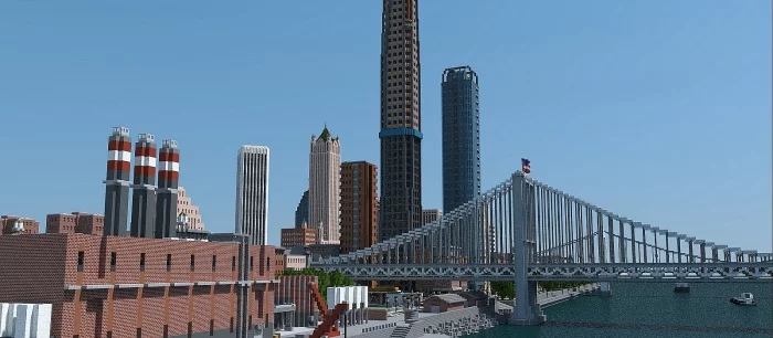 В Minecraft уже 3 года создаётся мегаполис, который строит один человек