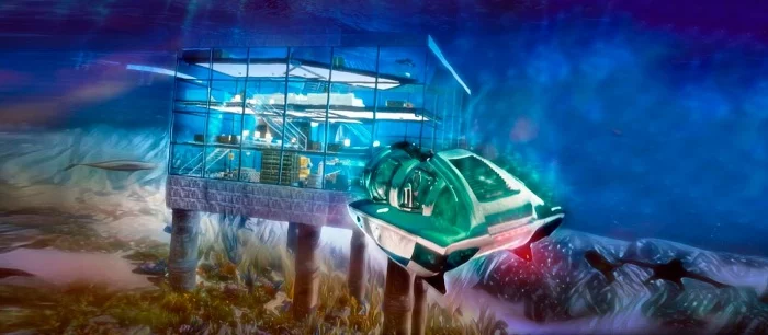 Фанаты придумали новое обновление для GTA Online. В трейлере показали нефтяные вышки, подводные дома и новый транспорт