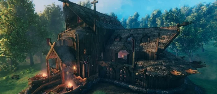 Как чинить постройки в Valheim. Как понять, что дом ломается и гниёт