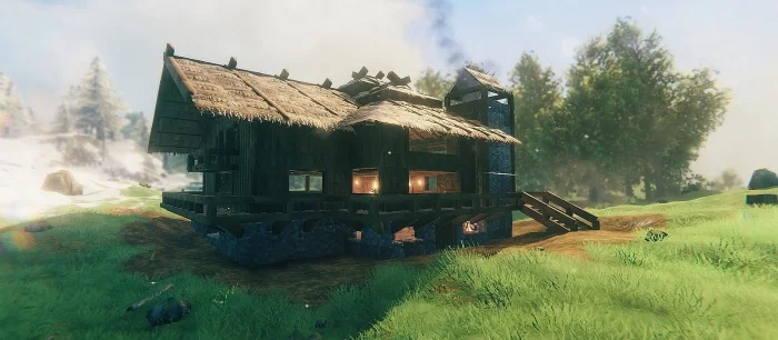 Как построить большой и высокий дом в Valheim. Правильное строительство многоэтажного дома, который не сломается