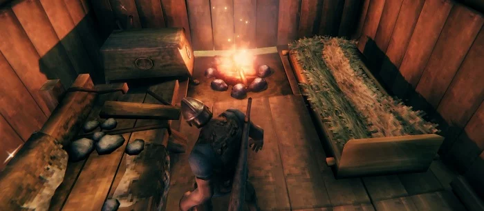 Как спать в Valheim. Как построить кровать и сделать костёр в доме