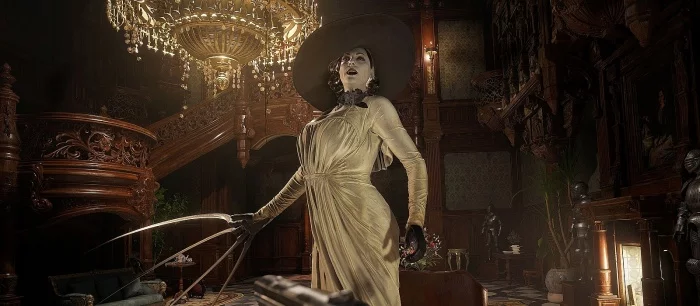 Появились новые скриншоты и арты Resident Evil Village — с высокой вампиршей, Крисом Редфилдом и не только