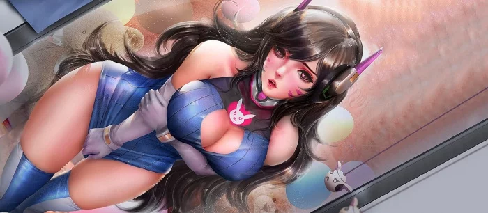 Анонсирована эротическая фигурка D.Va из Overwatch, которую можно раздеть догола