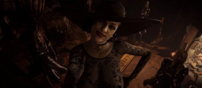 Леди Димитреску сделали еще сексуальнее. Великаншу из Resident Evil Village одели в кружевной наряд — видео