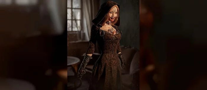 Невероятный косплей на ведьму из Resident Evil Village от русской красавицы. Не 18+, но завораживает