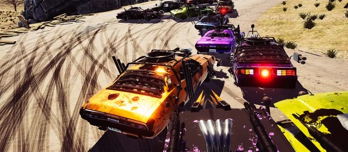 Сегодня в Steam выйдет новая гонка на 50 человек со стрельбой, взрывами и разрушениями