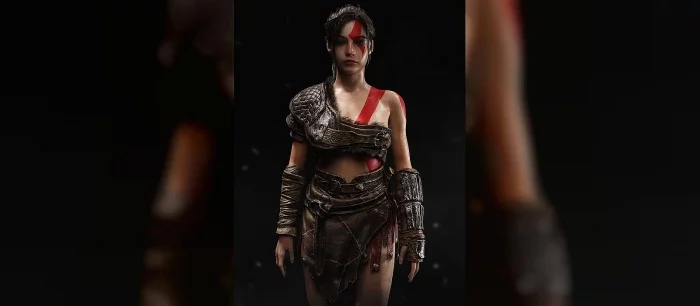Сексуальные спартанки: Джилл, Клэр и леди Димитреску из Resident Evil показали в образе Кратоса из God of War
