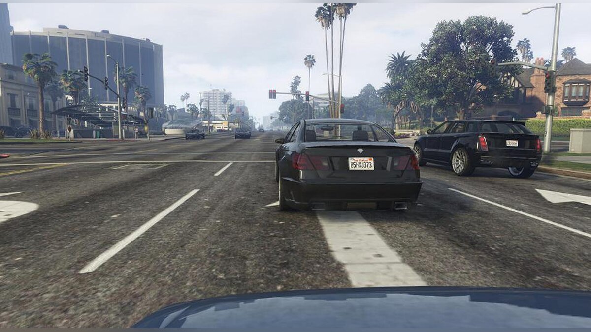 Нейросеть превратила кадры из GTA 5 в реальную съёмку. Стало похоже на  запись с регистратора