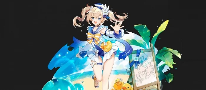 Барбару и Джин из Genshin Impact показали в купальниках — фото