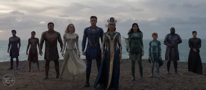 Вышел дебютный тизер-трейлер «Вечных», где показали всех основных героев