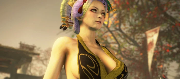 Героине в Nioh 2 сильно увеличили грудь и полностью оголили ее. Леди Димитреску может позавидовать