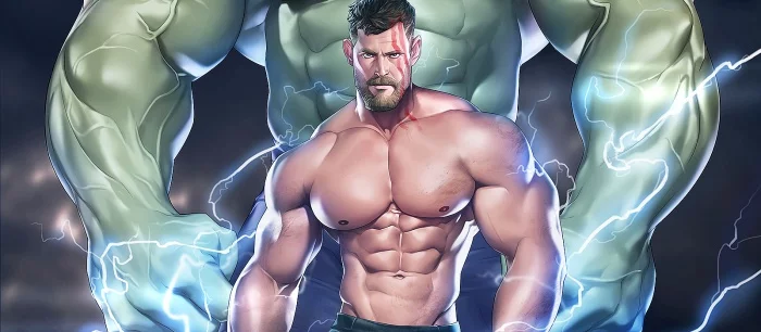 Крис Хемсворт показал новое фото со съемок «Тора: Любовь и гром». Его огромные руки удивили фанатов