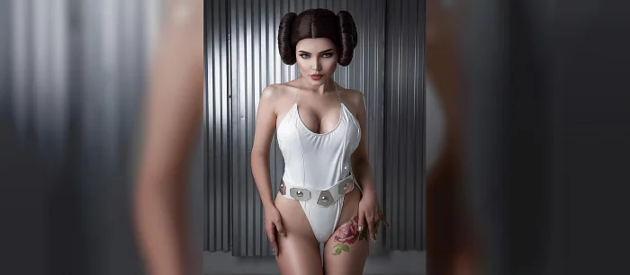 Российская косплеерша выложила горячий фотосет в костюме принцессы Леи из «Звездных войн»