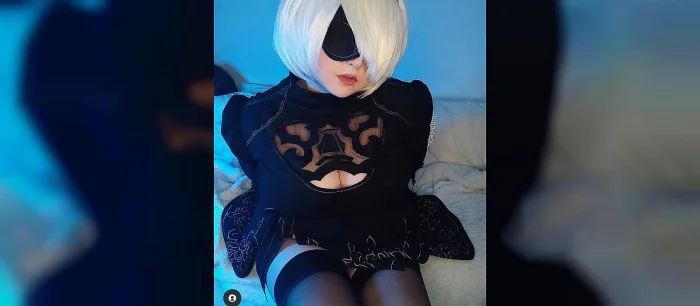 Русская красавица показала очаровательный косплей 2B из NieR Automata