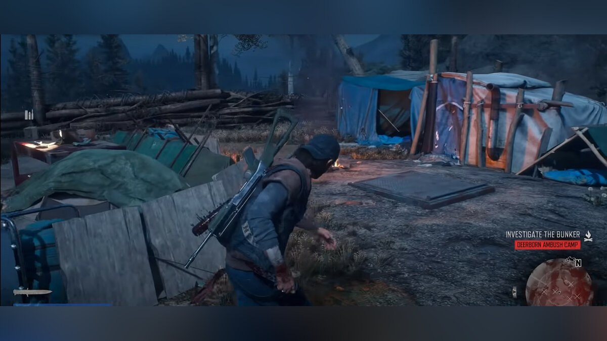 Расположение всех засадных лагерей в days gone карта