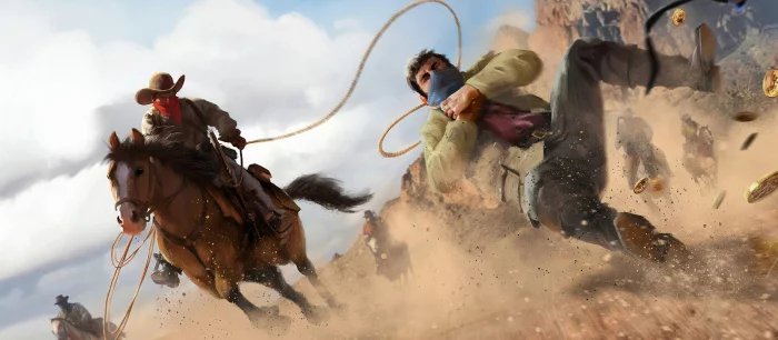 В Steam можно бесплатно опробовать симулятор ковбойской жизни с погонями на лошадях, перестрелками, охотой и рыбалкой