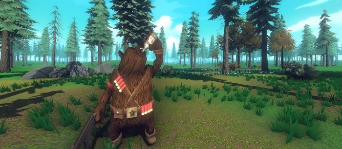 В Steam вышла игра про русского медведя Бориса с балалайкой, водкой и «калашом»