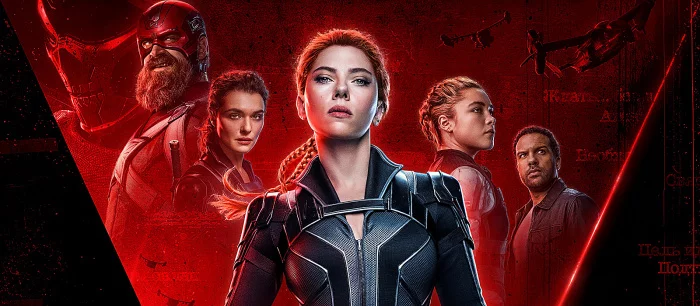 Обзор фильма «Чёрная вдова». Скарлетт Йоханссон ездит на «Ладе», пользуется «Почтой России» и выдаёт один из лучших сольников Marvel