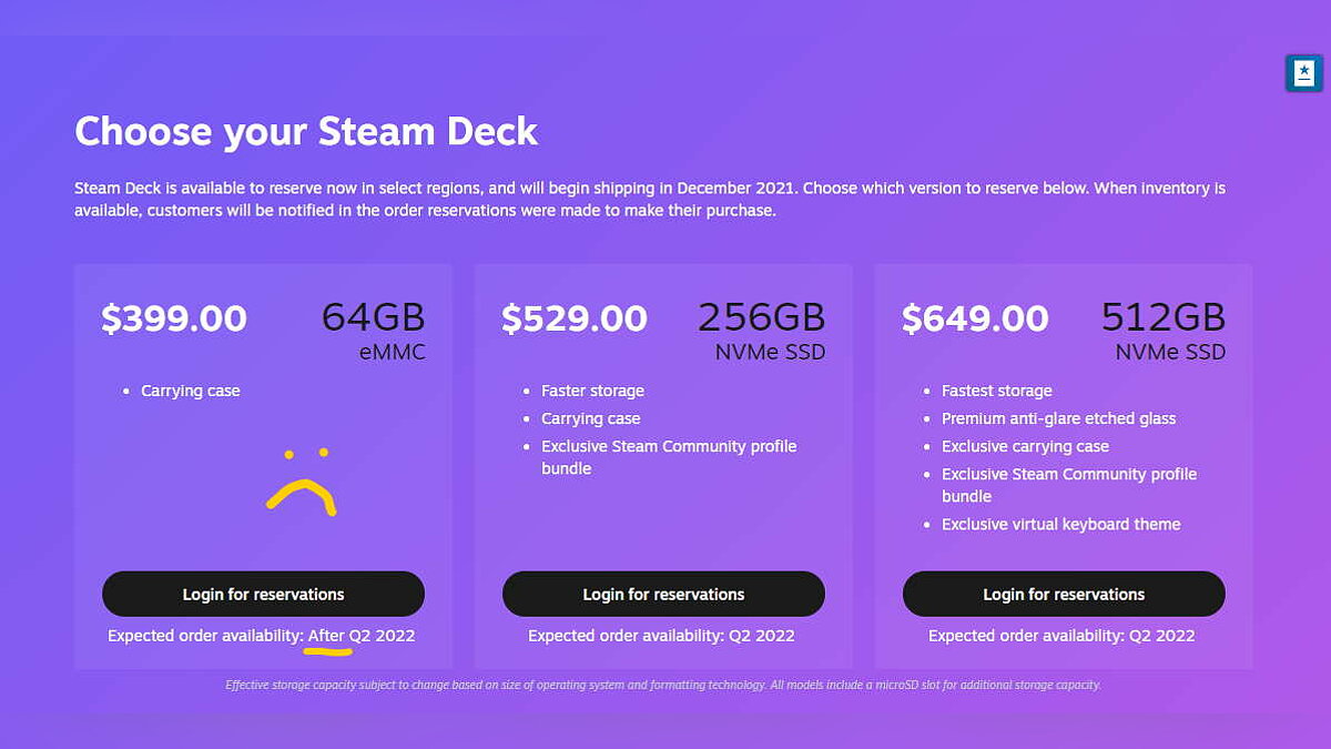 Steam deck дата продаж фото 91