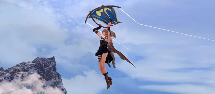 Фанат добавил в Skyrim возможность летать на параглайдере, как в Zelda и Genshin Impact