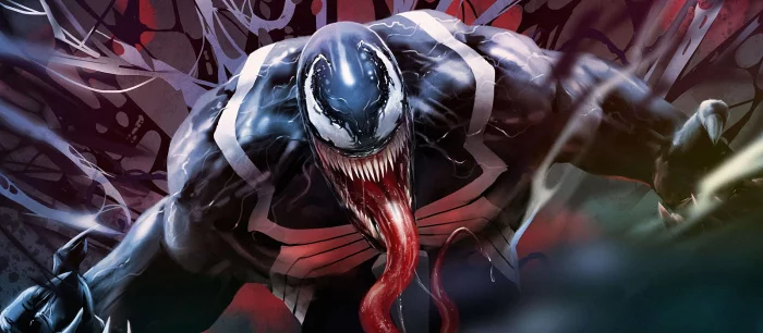 Появился новый постер кинокомикса «Веном 2» — на нём показали двух симбиотов