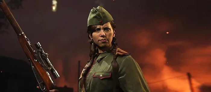 Появился первый геймплей сюжетной кампании Call of Duty: Vanguard — в нём показали советскую снайпершу
