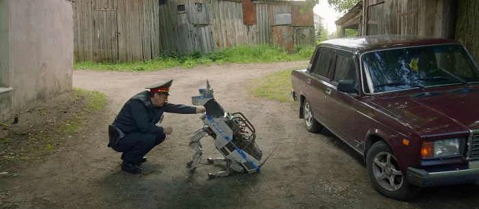 Железный Мухтар и копы из кибермилиции. Вышел новый ролик про киберпанковскую Россию будущего