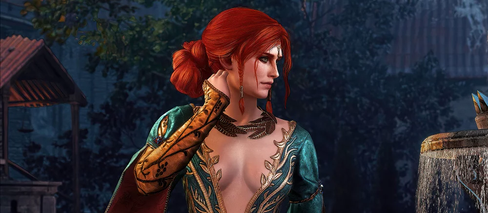 CD Projekt RED в восторге от фанатского портрета Трисс из The Witcher 3. Чародейка стала еще красивее