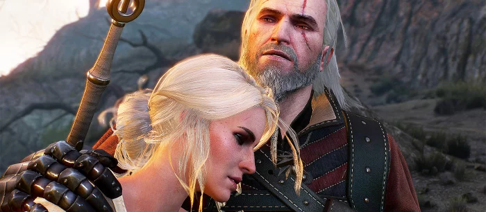 Фанаты The Witcher 3 100-го уровня — парень со своей красавицей-женой перевоплотились в Геральта и Цири в крутых доспехах