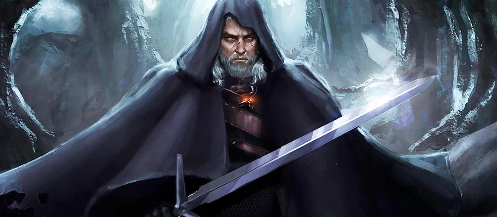 Авторы третьего «Ведьмака» показали новый арт с японской версией Геральта и снежной женщиной