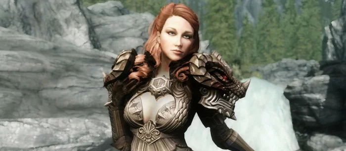 Парень с девушкой устроили настоящие ролевые игры, а главной темой стала Skyrim