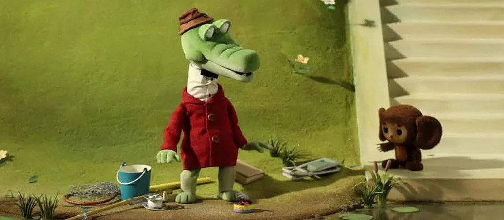 Прямо как в Cyberpunk 2077. В России запустили свою уличную 3D-рекламу с Чебурашкой и крокодилом Геной