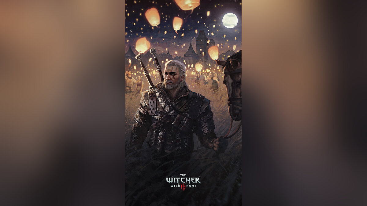 CD Projekt RED сделала подарок для фанатов The Witcher 3 — осенние обои с  Геральтом и Плотвой