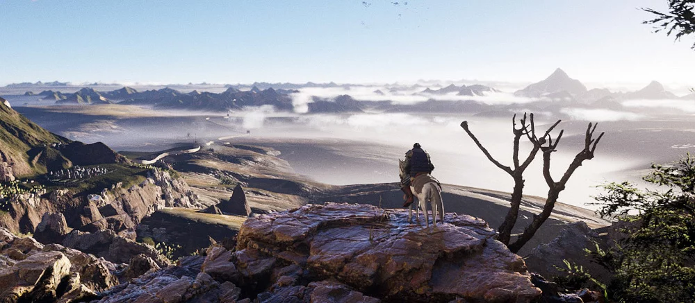 В сети показали арты фэнтезийной RPG с огромным открытым миром и тысячами NPC от авторов TES