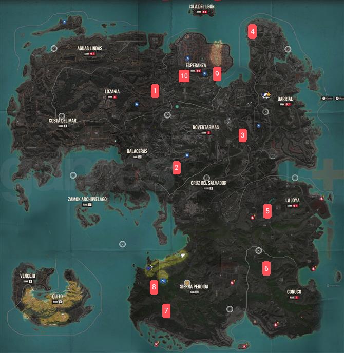 Танки в фар край 6. Карта фар край 6. Вся карта far Cry 6. Far Cry 6 секретное оружие карта. Фар край 6 локации.
