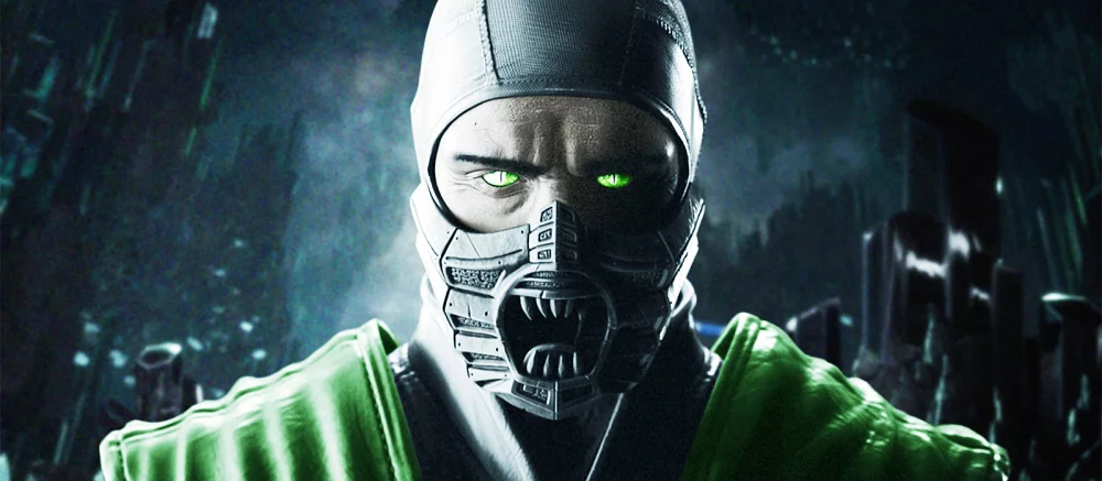 Эд Бун показал Рептилию из Mortal Kombat с разорванной маской. Под ней острые зубы и чешуя