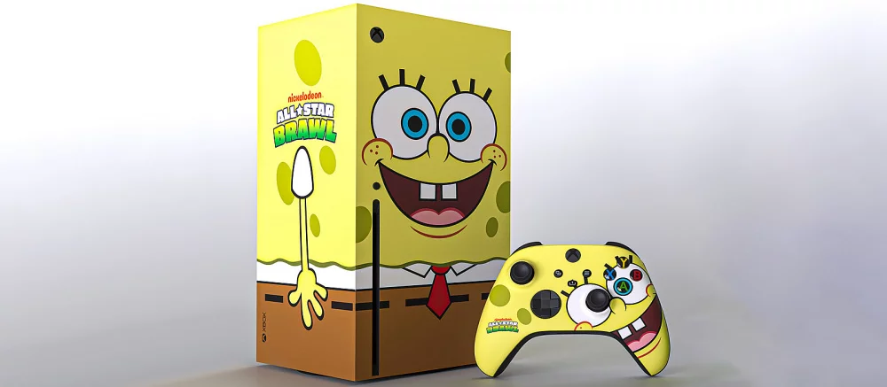 Это был мем: Microsoft запустила розыгрыш Xbox Series X в виде «Спанч Боба» и с Леонардо из «Черепашек-ниндзя»