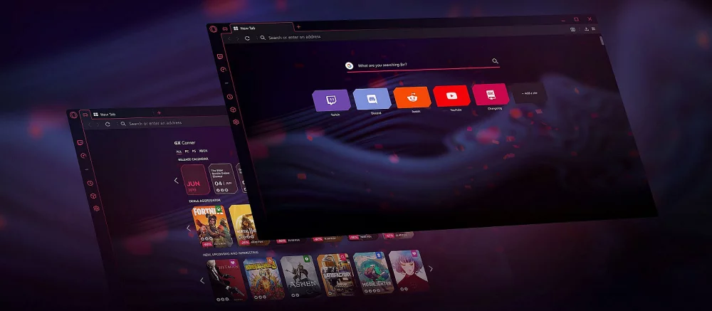 Геймерский браузер Opera GX получил встроенную 3D-игру