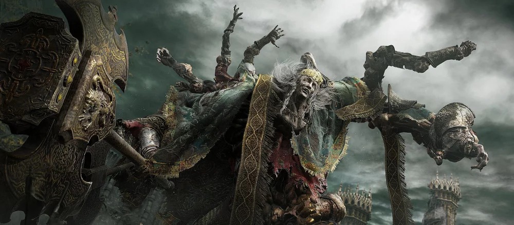 На новом скриншоте Elden Ring показали игру в кооперативе. Один из героев похож на персонажа Dark Souls