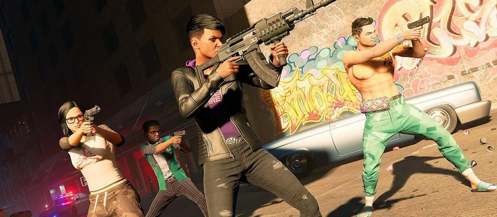 Появилось новое видео Saints Row, которую называют клоном GTA — в нём показали полёт на вингсьюте