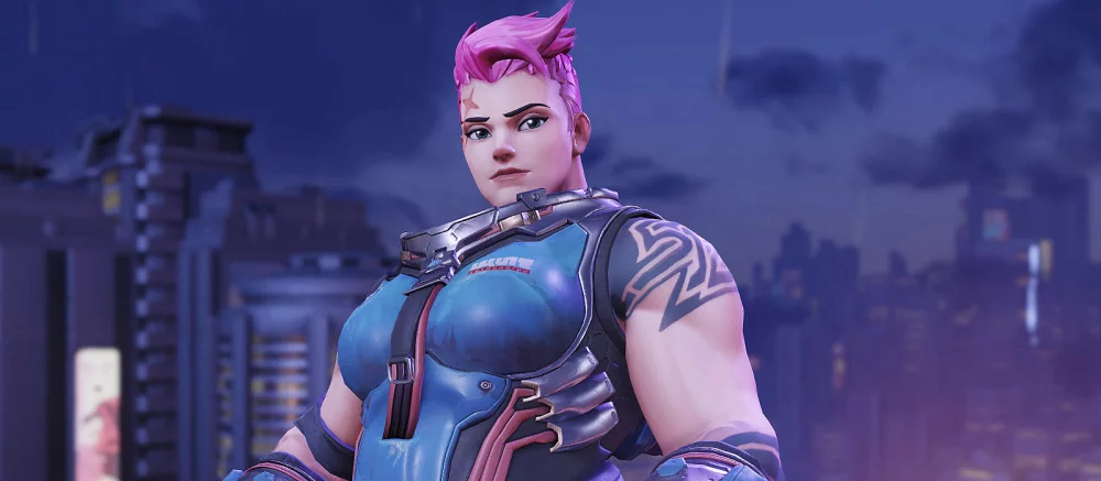 Смешной трюк Зари с баскетбольным мячом в Overwatch отправляет противников в небо