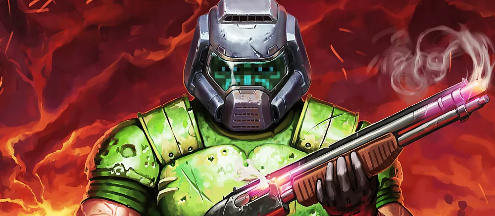 Теперь в Doom можно играть прямо в Twitter. Но управление вызовет боль при прохождении