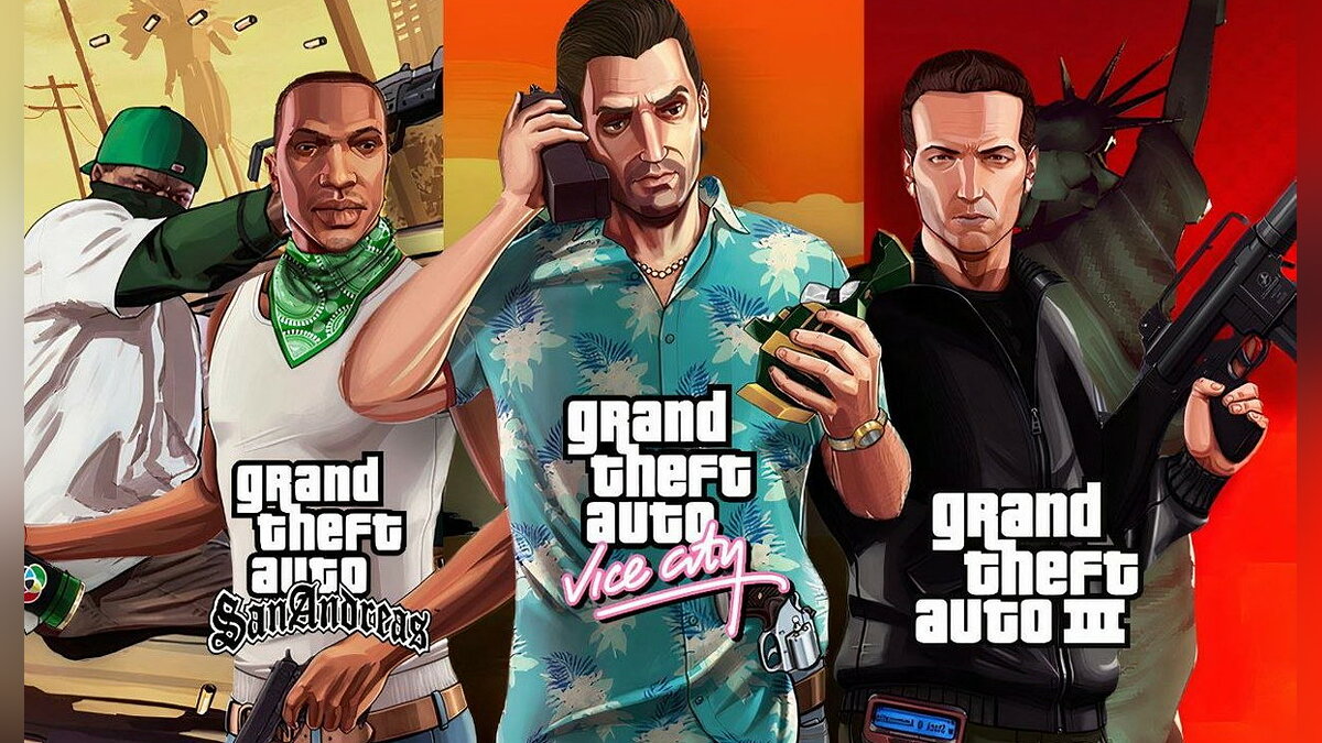 В сети рассказали, когда выйдет сборник ремастеров GTA 3, Vice City и San  Andreas (слух)