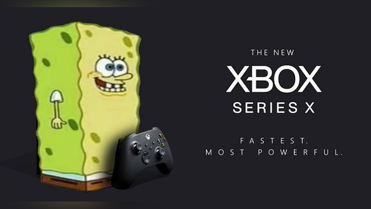 Это был мем: Microsoft запустила розыгрыш Xbox Series X в виде «Спанч Боба»  и с Леонардо из «Черепашек-ниндзя»