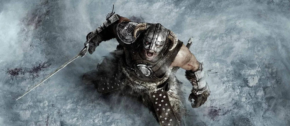 Героев Doom Eternal и Skyrim скрестили друг с другом. Получился Драконорожденный Палач Рока