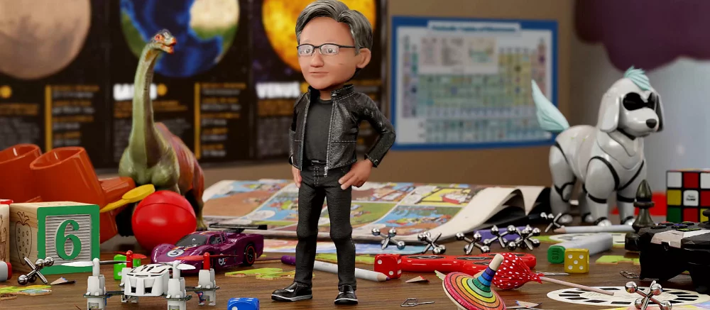 Новые технологии в действии — гендиректора NVIDIA превратили в 3D-аватар (видео)